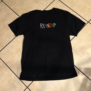 RIPNDIP BLACK SHORT SLEEVE TSHIRT S